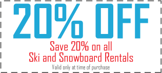 20% Ski and Board Rentals